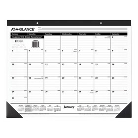 AT-A-GLANCE SK24-00 Ruled Desk Pad, 22 x 17, 2022