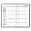 AT-A-GLANCE SK53-00 Pocket-Sized Monthly Planner, 6 x 3.5, Black, 2022, Price/EA