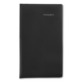 AT-A-GLANCE SK53-00 Pocket-Sized Monthly Planner, 6 x 3.5, Black, 2022