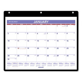 AT-A-GLANCE SK8-00 Monthly Desk/Wall Calendar, 11 x 8, White, 2022