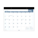 AT-A-GLANCE AAGSKLPAY32 Academic Large Print Desk Pad, 21.75 x 17, White/Blue Sheets, 12 Month (July to June): 2024 to 2025