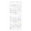 AT-A-GLANCE SW115-28 Three-Month Reference Wall Calendar, 12 x 27, 2022-2024, Price/EA