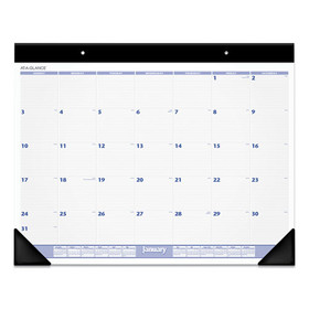 AT-A-GLANCE AAGSW23000 Desk Pad, 24 x 19, White, 2022