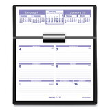 AT-A-GLANCE AAGSW700X00 Flip-A-Week Desk Calendar and Base, 7 x 5.5, White Sheets, 12-Month (Jan to Dec): 2025