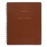 AT-A-GLANCE AAGYP905A09 Signature Collection Academic Planner, 11.5 x 8, Distressed Brown, 2022-2023