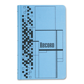 Adams Business Forms ABFARB712CR5 Record Ledger Book, Record-Style Rule, Blue Cover, 11.75 x 7.25 Sheets, 500 Sheets/Book