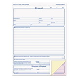 Adams Business Forms ABFNC3819 Contractor Proposal Form, 3-Part Carbonless, 8 1/2 X 11 7/16, 50 Forms