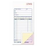Adams Business Forms TC3705 Carbonless Sales Order Book, Three-Part Carbonless, 3 1/4 x 7 1/8, 50 sheets