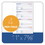 Adams Business Forms ABFTCH1185 TOPS 3-Part Hardbound Receipt Book, Three-Part Carbonless, 7 x 2.75, 4 Forms/Sheet, 200 Forms Total, Price/EA