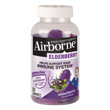 Airborne ABN90369EA Immune Support Gummies with Elderberry, 60/Bottle