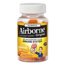 Airborne ABN96299EA Immune Support Gummies, Assorted Fruit Flavors, 63/Bottle