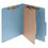 ACCO BRANDS ACC15024 Pressboard 25-Pt Classification Folders, Letter, 4-Section, Sky Blue, 10/box, Price/BX