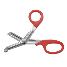 ACME UNITED CORPORATION ACM10098 Stainless Steel Office Snips, 7" Long, Red