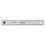 Westcott ACM10414 Stainless Steel Office Ruler With Non Slip Cork Base, 6", Price/EA