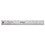 Westcott ACM10415 Stainless Steel Office Ruler With Non Slip Cork Base, Standard/Metric, 12" Long, Price/EA