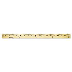 Westcott ACM10425 Wood Yardstick with Metal Ends, 36" Long. Clear Lacquer Finish