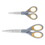 ACME UNITED CORPORATION ACM13824 Titanium Bonded Scissors, 5" and 7" Long, 2.25" and 3.5" Cut Length, Straight Gray/Yellow Handle, 2/Pack, Price/PK
