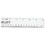 ACME UNITED CORPORATION ACM13862 12" Shatterproof Ruler, Price/EA
