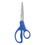 Westcott ACM15452 Preferred Line Stainless Steel Scissors, 8" Long, 3.5" Cut Length, Straight Blue Handle, 2/Pack, Price/PK