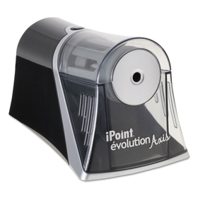 Ipoint ACM15510 iPoint Evolution Axis Pencil Sharpener, AC-Powered, 4.25 x 7 x 4.75, Black/Silver