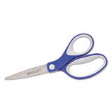Westcott ACM15553 Straight Kleenearth Soft Handle Scissors, 7