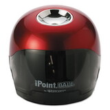 Ipoint ACM15570 Ball Battery Sharpener, Red/black, 3w X 3d X 3 1/3h