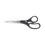 Westcott ACM15585 KleenEarth Basic Plastic Handle Scissors, 8" Long, 3.25" Cut Length, Straight Black Handle, 3/Pack, Price/PK