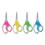 Westcott 15972 Soft Handle Kids Scissors, Pointed Tip, 5" Long, 1.75" Cut Length, Assorted Straight Handles, 12/Pack, Price/PK