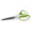 Westcott 16446 Carbo Titanium Bonded Scissors, 8" Long, Straight Handle, White/Green, Price/EA