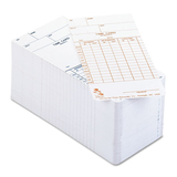 Acroprint ACP099110000 Time Clock Cards for Acroprint ATR120, Two Sides, 3.5 x 7, 250/Pack