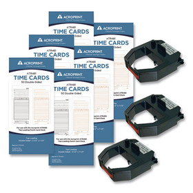 Acroprint ACPTXP300 TXP300 Accessory Bundle, Bi-Weekly/Weekly, Two Sides, 3.5 x 7.5
