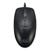 Adesso ADEIMOUSEM6TAA iMouse Desktop Full Sized Mouse, USB, Left/Right Hand Use, Black