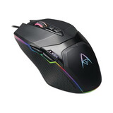 Adesso ADEIMOUSEX5 iMouse X5  Illuminated Seven-Button Gaming Mouse, USB 2.0, Left/Right Hand Use, Black