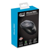 Adesso ADEM60 iMouse M60 Antimicrobial Wireless Mouse, 2.4 GHz Frequency/30 ft Wireless Range, Left/Right Hand Use, Black