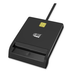 Adesso ADESCR100 SCR-100 Smart Card Reader, USB