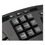 Adesso ADEWKB1500GB WKB1500GB Wireless Ergonomic Keyboard and Mouse, 2.4 GHz Frequency/30 ft Wireless Range, Black, Price/EA