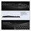 Adesso ADEWKB1500GB WKB1500GB Wireless Ergonomic Keyboard and Mouse, 2.4 GHz Frequency/30 ft Wireless Range, Black, Price/EA