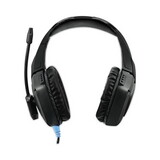 Adesso ADEXTREAMG1 Xtream G1 Stereo Gaming Headphones with Microphone for Console, Binaural, Over the Head, Black/Blue