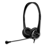 Adesso ADEXTREAMP2 Xtream P2 USB Wired Multimedia Headset with Microphone, Binaural Over the Head, Black