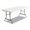 ALERA ALE65600 Resin Rectangular Folding Table, Square Edge, 72w x 30d x 29h, Platinum, Price/EA