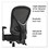 Alera ALEAS42M14 Alera Aeson Series Multifunction Task Chair, Supports Up to 275 lb, 15" to 18.82" Seat Height, Black Seat/Back, Black Base, Price/EA