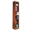 ALERA ALEBCS67212MC Narrow Profile Bookcase, Wood Veneer, Six-Shelf, 12w X 72h, Medium Cherry, Price/EA