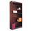 ALERA ALEBCS67236MY Square Corner Wood Veneer Bookcase, Six-Shelf, 35-5/8w X 11-3/4d X 72h, Mahogany, Price/EA