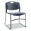 Alera ALECA671 Alera Resin Stacking Chair, Supports Up to 275 lb, 18.50" Seat Height, Black Seat, Black Back, Black Base, 4/Carton, Price/CT
