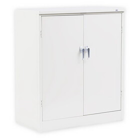 Alera ALECM4218PY Assembled 42" High Heavy-Duty Welded Storage Cabinet, Two Adjustable Shelves, 36w x 18d, Putty