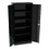 Alera ALECM6615BK Space Saver Storage Cabinet, Four Fixed Shelves, 30w x 15d x 66h, Black, Price/EA