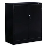 Alera ALECME4218BK Economy Assembled Storage Cabinet, 36w x 18d x 42h, Black