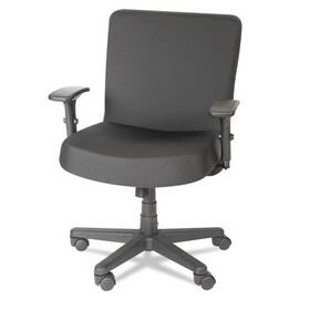 Alera ALECP210 Alera XL Series Big/Tall Mid-Back Task Chair, Supports Up to 500 lb, 17.5" to 21" Seat Height, Black