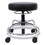 Alera ALECS614 HL Series Height-Adjustable Utility Stool , 24" Seat Height, Supports up to 300 lbs., Black Seat/Back, Chrome Base, Price/EA