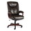 Alera ALEDN42B19 Alera Darnick Series Manager Chair, Supports Up to 275 lbs, 17.13" to 20.12" Seat Height, Brown Seat/Back, Brown Base, Price/EA